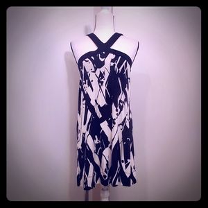 Express Pleated Sleeveless Dress